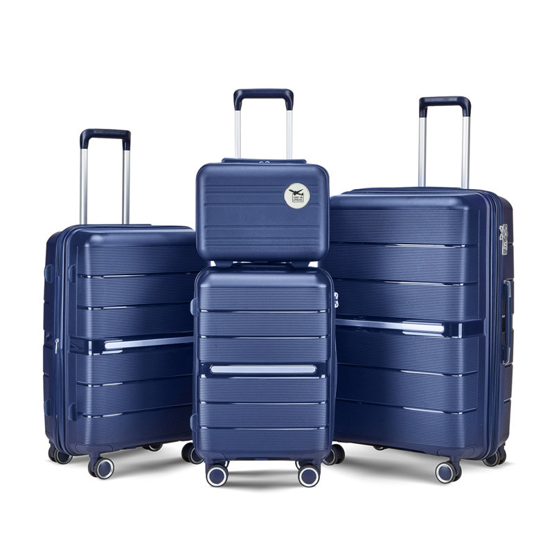 Luggage Sets 4 Piece PP Lightweight & Durable Expandable suitcase