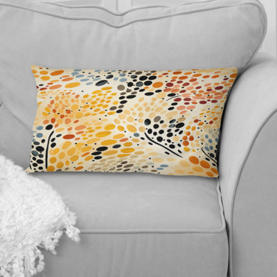 Watercolor Pattern Dot - Polka Dots Polyester Pillow