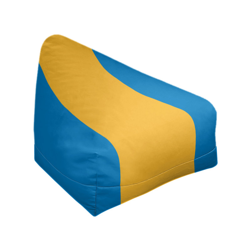 Fauteuil à billes Washington, 27 po x 27 po x 30 po, Bleu basketball / jaune basketball / bleu basketba