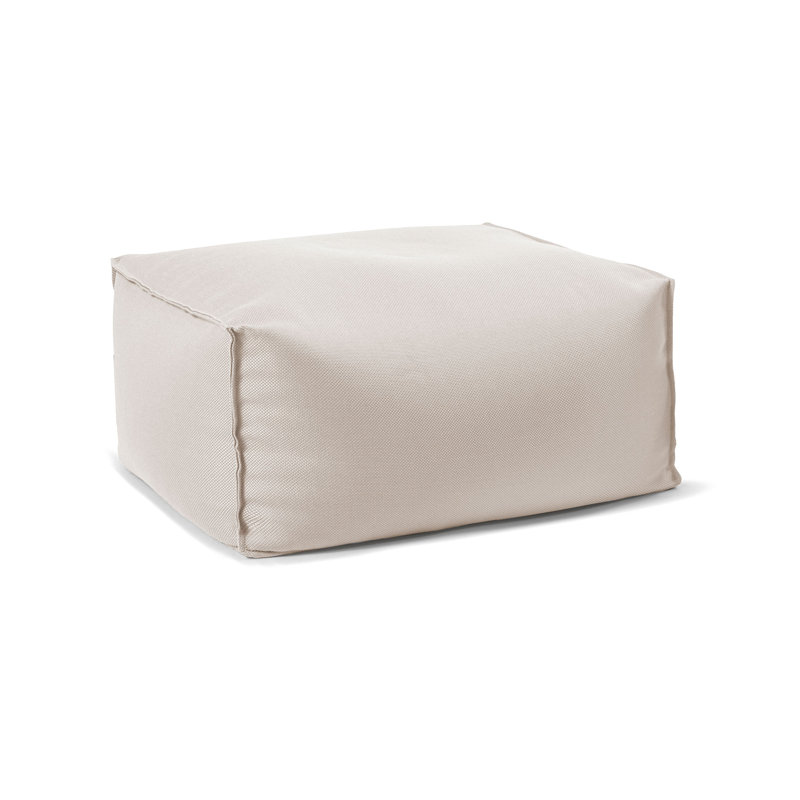 Pouf / repose-pieds intérieur / extérieur Chamonix, Beige