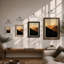 Mountains at Sunrise Landscape - Framed Print-1294732621-1294732618