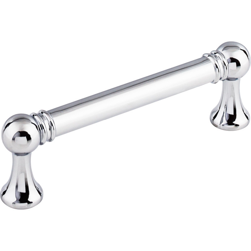 Kara 3 3/4" Center to Center Bar pull, Polished Chrome, 3 3/4"