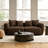83'' Wide Uphostered Square Arm Sofa-2004365047