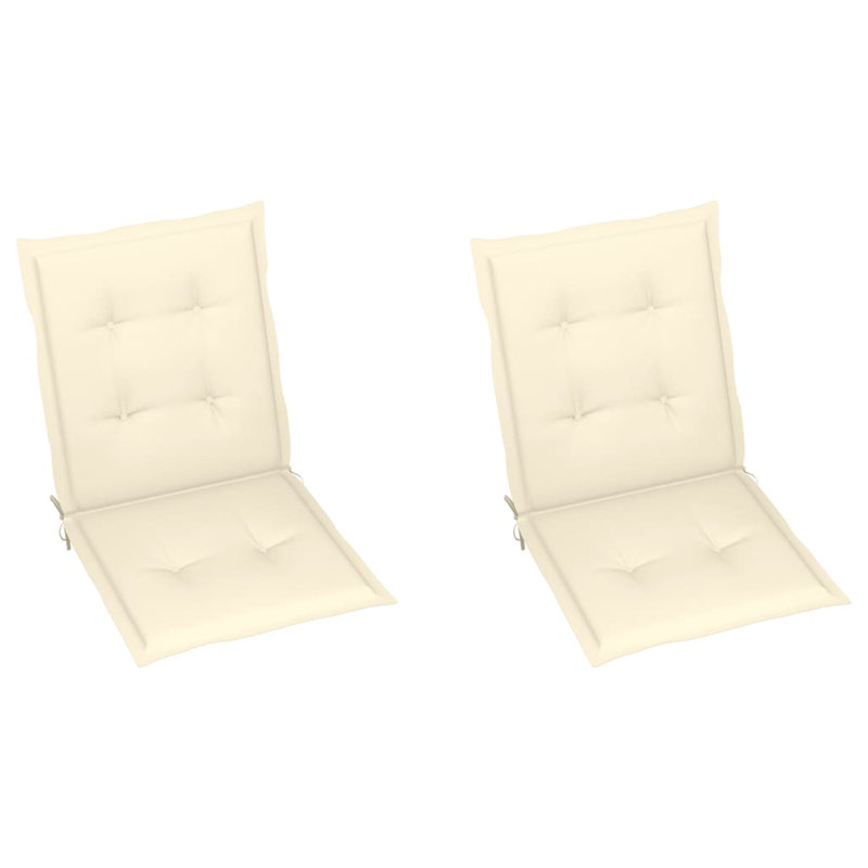 Outdoor Seat / Back Cushion, Cream, 47.2" H x 19.7" W x 2.8" D