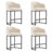Upholstered 27" Bar&Counter Stool With Metal Frame-1698073933
