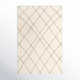 Seaton Geometric Handmade Tufted Wool Black/Cream Area Rug