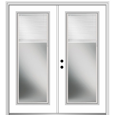 MMI DOOR 81.75 in. Steel Prehung Front Entry Door