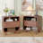 Modern Nightstand W/open Shelf Storage, Mid Century Night Stand Set Of 2, With Drawer, Curved Profile, Wood Bedside End Table For Bedroom, Walnut-1548610010-1548610020