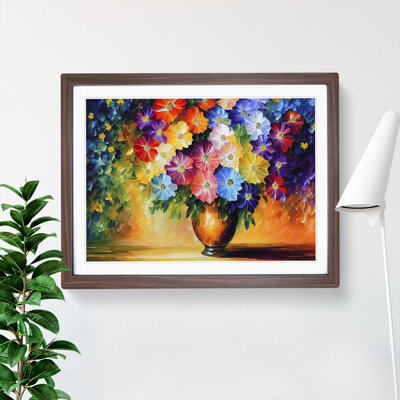 Mixed Flowers - Framed Print