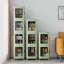 Boîte de rangement en plastique empilable sur roulettes Aarn-1081231159