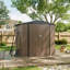 Large Galvanized Steel Lockable Apex Metal Shed