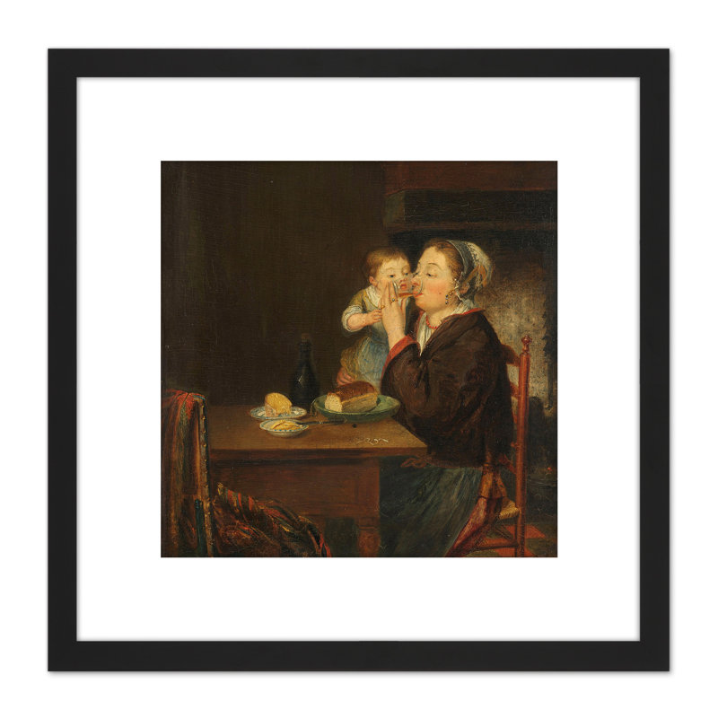 Coclers A Mother And Her Child - Single Picture Frame Painting