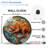 Orange Mosaic Sloth Wall Clock Decorative Art Art - 12'' Modern Glass Wall Clock