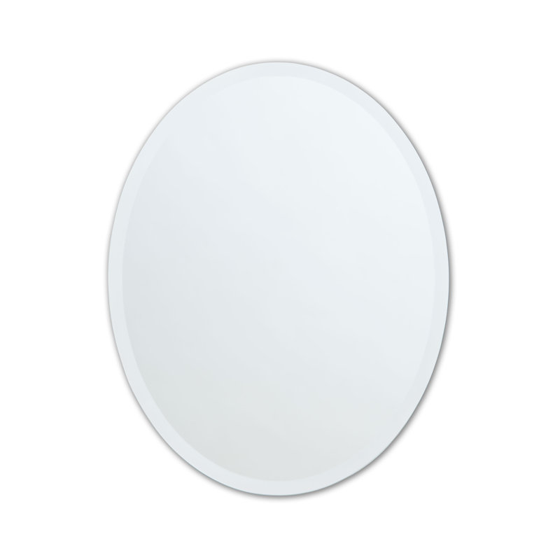 Akes Flat Wall Mirror, 27" H x 20" W
