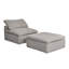 Repose-pieds en tissu Armand Performance-553987770