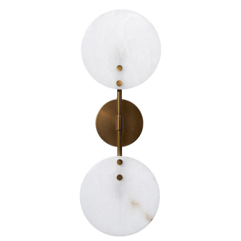 Oracle 2 - Light Armed Sconce, Antique Brass
