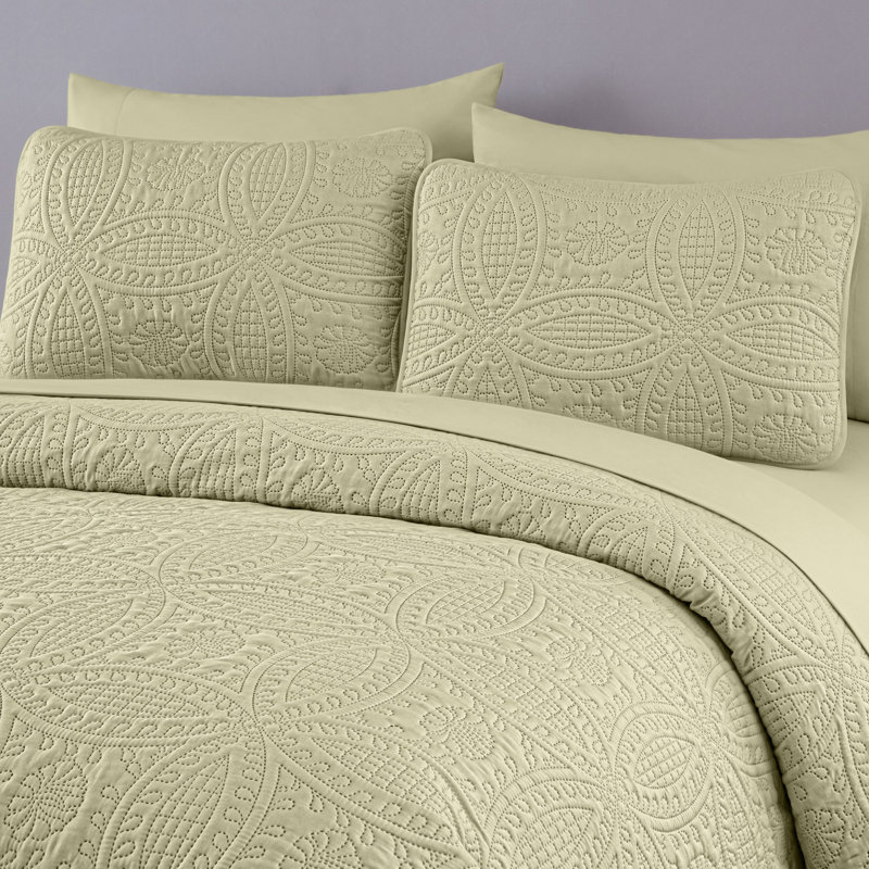 Liam Microfiber 7 Piece Bed in a Bag Comforter Set, Queen Comforter + 6 Additional Pieces, Tan