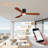 52" 3-Blade Smart Wood Flush Mount Ceiling Fan with LED Light and Remote, WiFi Alexa Control, Quiet DC Motor, Indoor/Outdoor, Dimmable-903152023