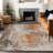 Machine Washable Indoor/Outdoor Xhevrie Orange Rug-896818787