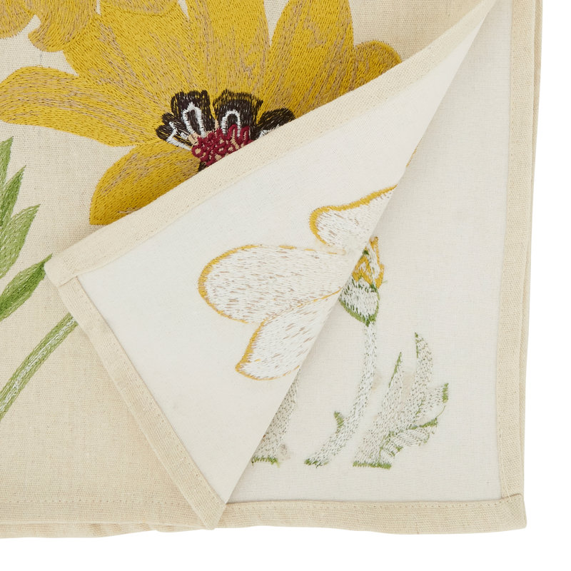 Chemin de table Floral Fantasy, Jaune