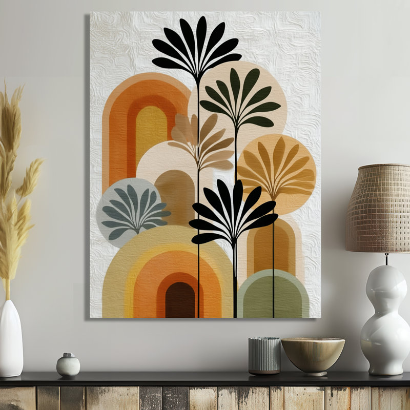 Inesis - Boho abstrait, décor métallique bohémien, L 12 po x H 20 po