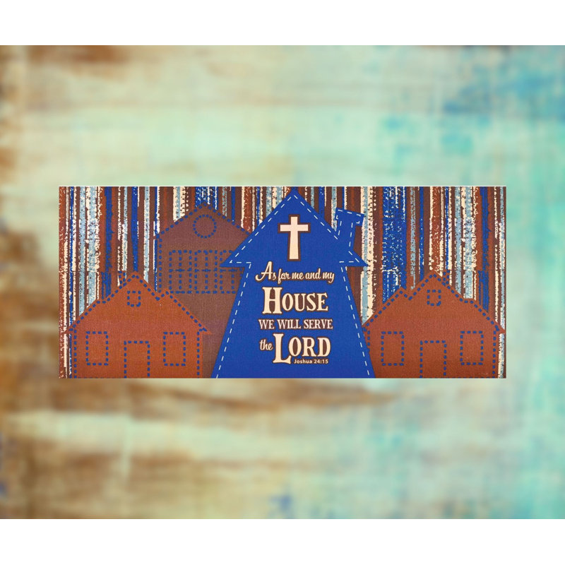 My House Insert Ophelia & Co. Doormat Insert As For Me And My House | Wayfair