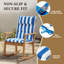 2 Pack High Back Patio Chair Cushions with Headrest, 120x52x6 cm-992599206