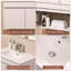 Meuble-lavabo simple 24 po avec comptoir en céramique