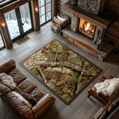 Realtree APX Camouflage Area Rug