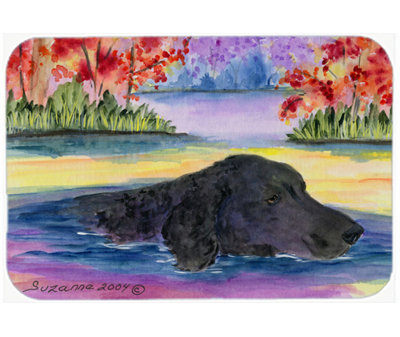 Caroline's Treasures Curly Coated Retriever Glass Cutting Board