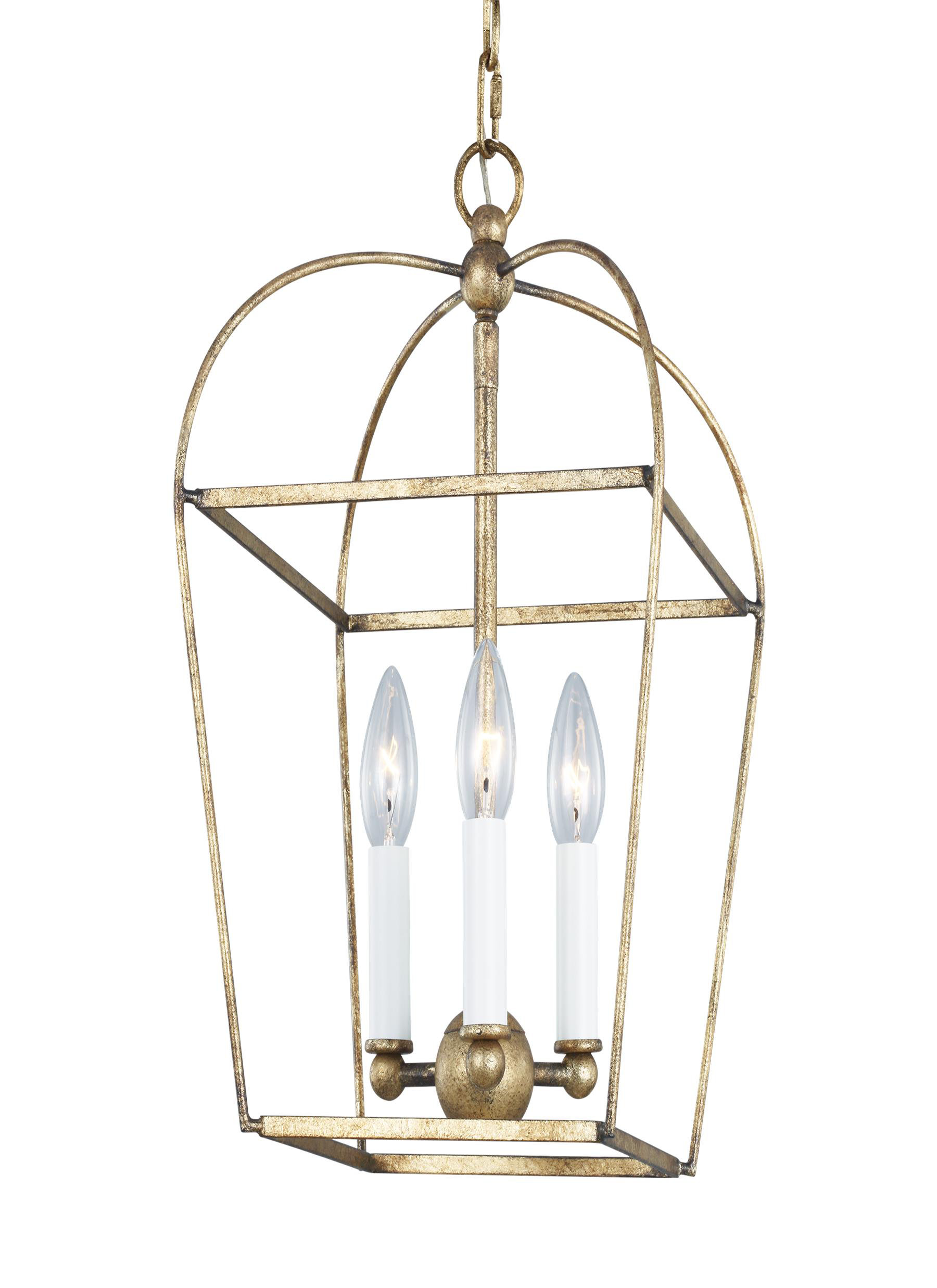 Stonington 3 Light Lantern Geometric Chandelier by Chapman Myers