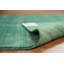 Tapis vert en laine de style Gabbeh vert 5 x 8