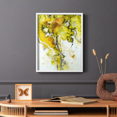 Golden Foliage II Framed Print - Solid Wood