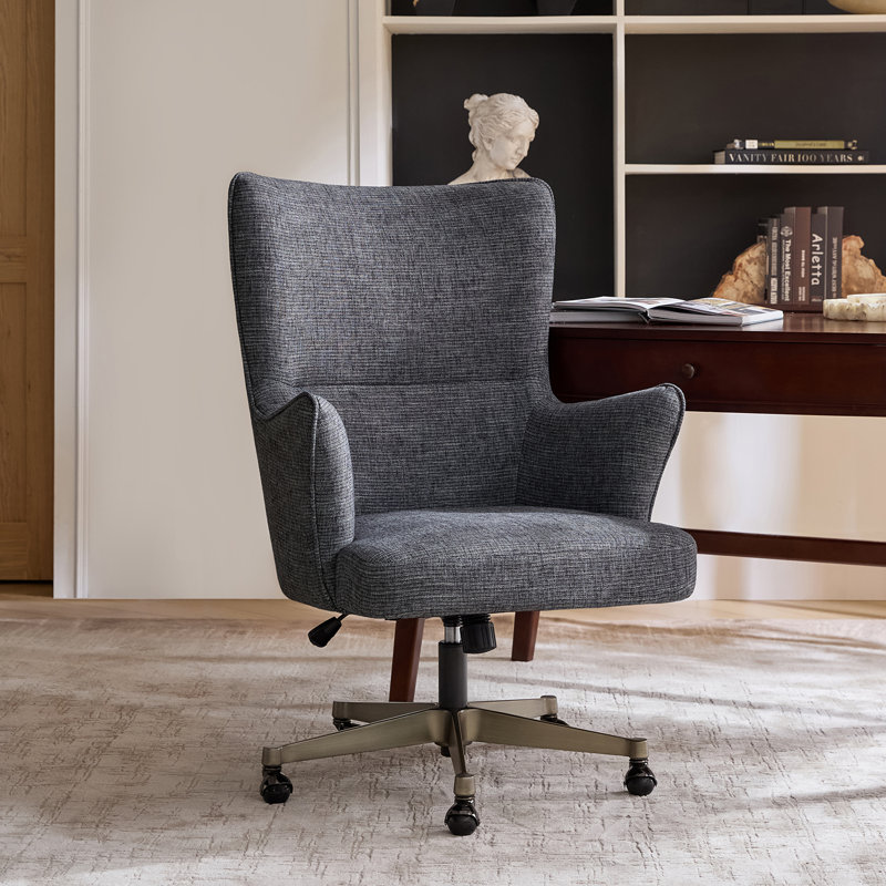 Chaise de bureau Benita, Noir