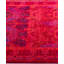 Overdyed Hand-Knotted Wool Modern-Contemporary Pink Area Rug 2' 10" x 5' 5"