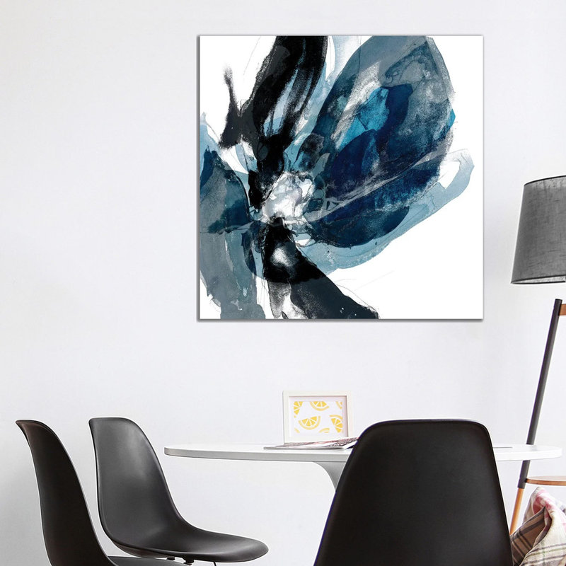 Blue Exclusion III by Jennifer Goldberger - Wrapped Canvas Gallery-Wrapped Canvas Giclée, 93.98 cm H x 93.98 cm W x 1.91 cm D