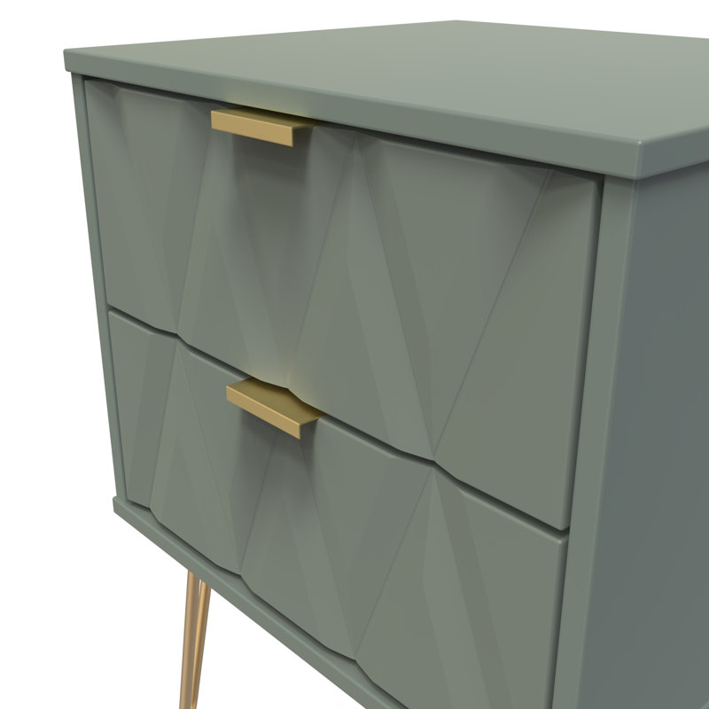 Benisch 45cm W Manufactured Wood Bedside Table