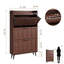 Armoire de rangement pour chaussures H 53,35 "avec 3 tiroirs rabattables