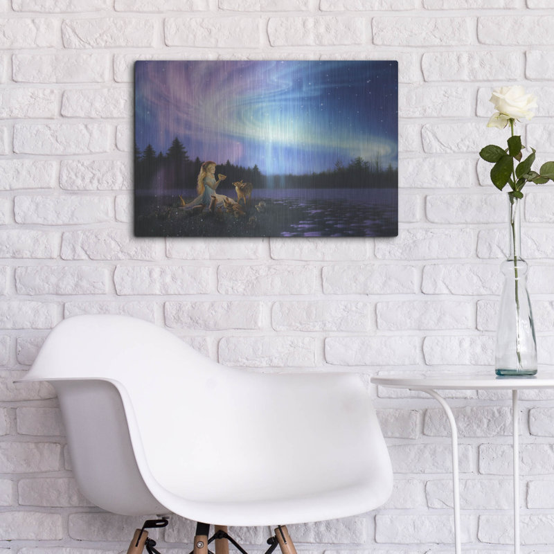 Millwood Pines «Spring Feeling» par Kirk Reinert, art mural en métal, H 16 po x l 24 po