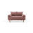 Brighton 58" Velvet Square Arm Tufted Seat Sofa Loveseat-1171819855