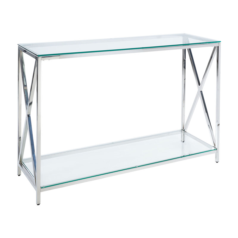Bruun 120cm Glass Top Console Table
