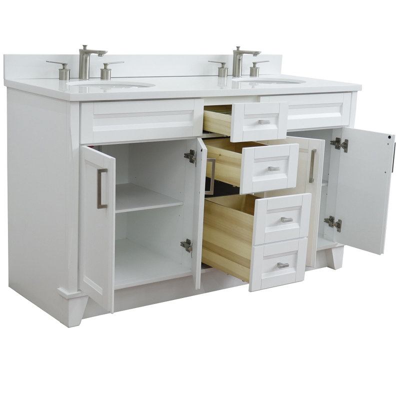 Ensemble de meuble-lavabo double 61 po Aarons
