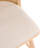 Alder Mid-Century Modern Rubberwood Counter Stool with Woven Rattan Back and Upholstered Seat-212437095-217507194