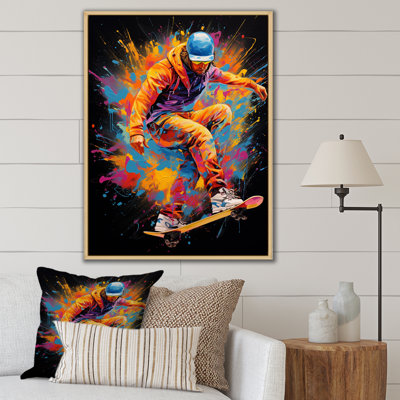 Skateboard Gravity Defiance II - Sports, art mural sur toile