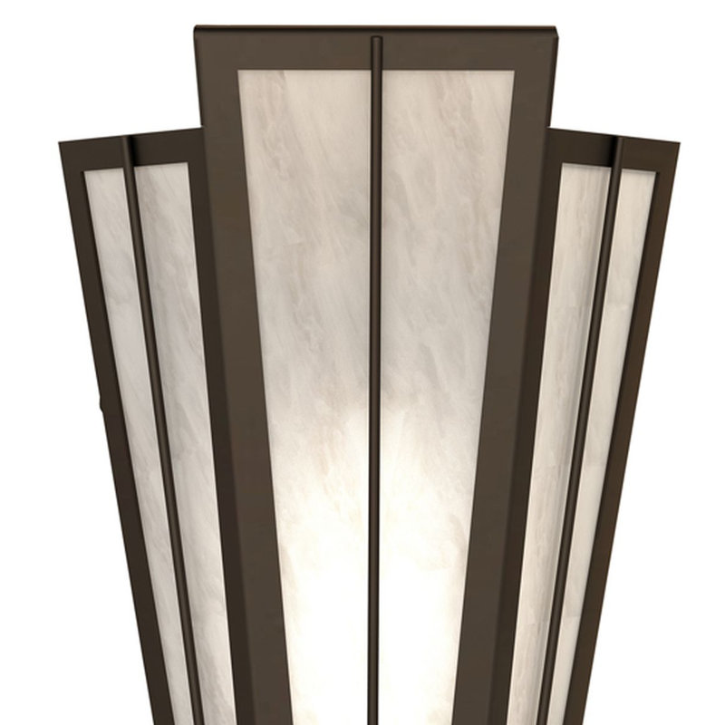 Brum 1 - Light Flush Mounted Sconce, Angelwing, Oil Rubbed Bronze