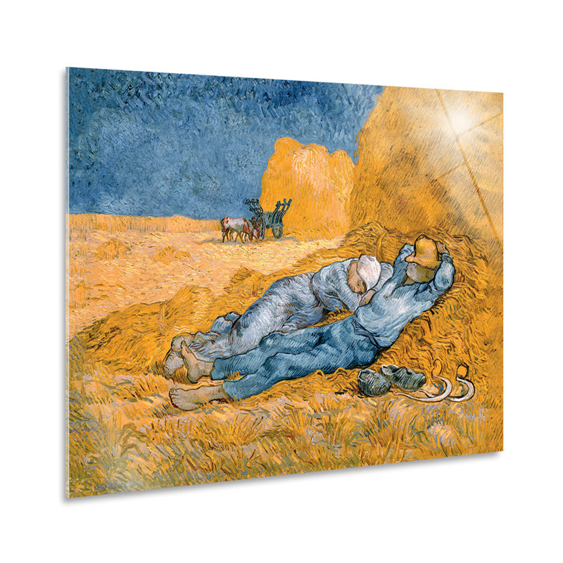 Noon by Vincent Van Gogh - No Frame Painting on Plastic / Acrylic, 65cm H x 95cm W