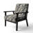 Beige And Black Zebra Sophistication - Upholstered Contemporary Arm Chair, Modern Abstract Accent Chair-2011566002