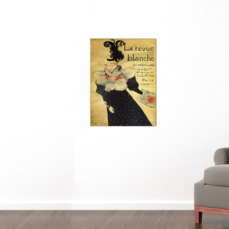 Henri De Toulouse-Lautrec - No Frame Print on Wood, 80cm H x 60cm W x 1.8cm D
