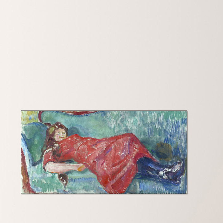 Edvard Munch - Wrapped Canvas Painting, 60cm H x 80cm W x 1.8cm D