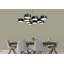 Lustre moderne à 10 lumières DEL Hoogezand-Sappemeer-66103057
